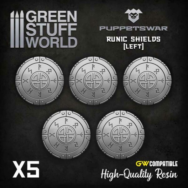 Green Stuff World Runic Shields S315
