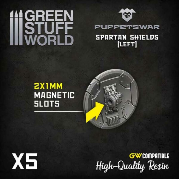 Green Stuff World Spartan Shields S321 Greek