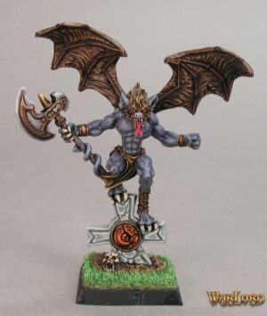 Reaper Miniatures Crypt Bat with Axe Lycanthrope, Necropolis Adept (metal)
