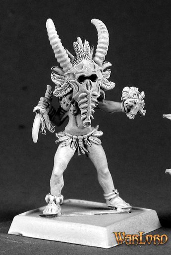 Reaper Miniatures Rhasia, Zombie Master Human Warlock 14512 (metal)