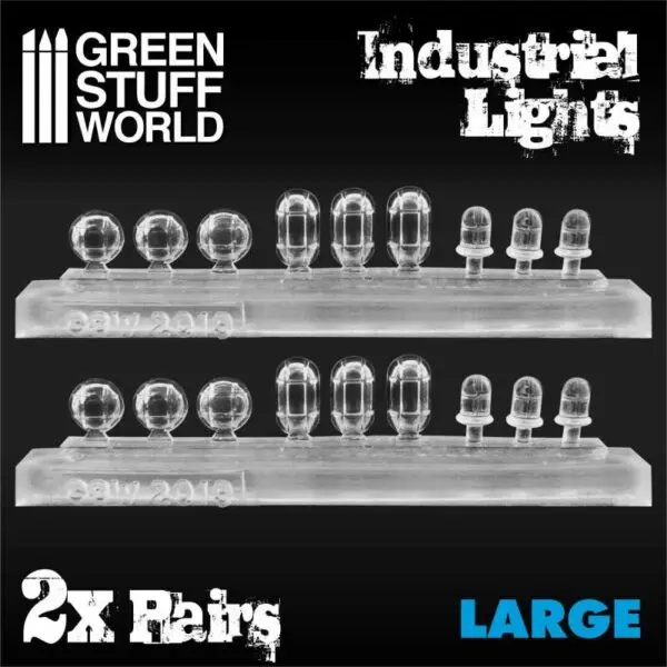 18x Resin Industrial Lights - Large 2121