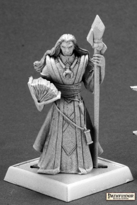 Reaper Miniatures Khalib, Runelord Apprentice Human Wizard 60098 (metal)