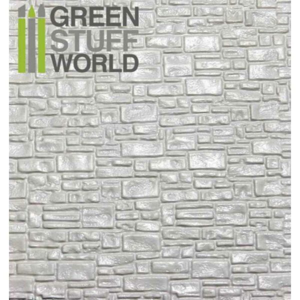 ABS Plasticard - SMOOTH ROCK WALL Textured Sheet - A4 1108