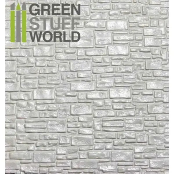 ABS Plasticard - SMOOTH ROCK WALL Textured Sheet - A4 1108
