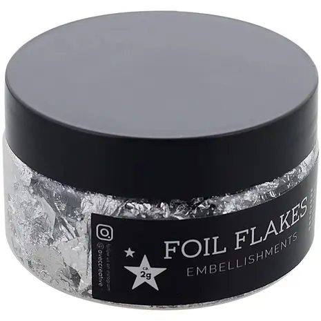 Avec Creative Foil Flakes Silver