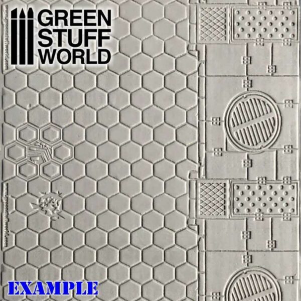 Green Stuff World Rolling Pin Hexagons 1160