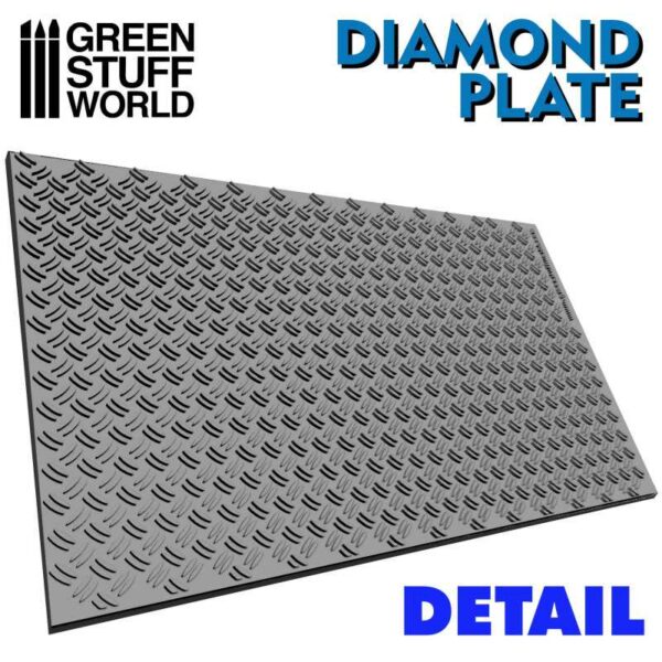 Green Stuff World Rolling Pin Diamond Plate 2509
