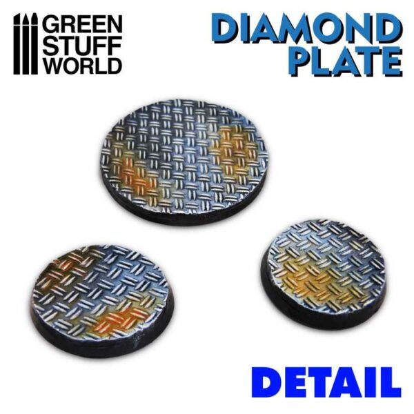 Green Stuff World Rolling Pin Diamond Plate 2509