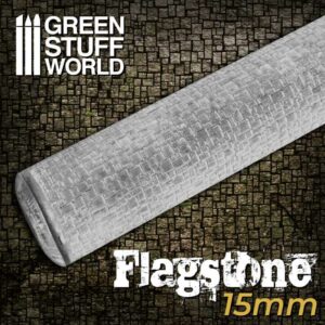 Green Stuff World Rolling Pin Flagstone 15mm 2950