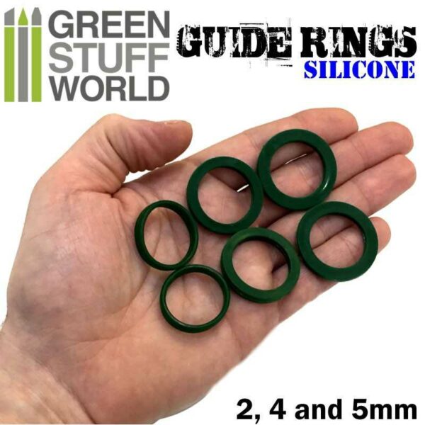 Green Stuff World Silicone Guide Rings voor Rolling Pins 1444