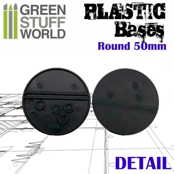 GSW Plastic Bases - Round 50 mm 5 stuks 9824