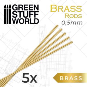 Green Stuff World Pinning Brass Rods 0,5 mm 9247