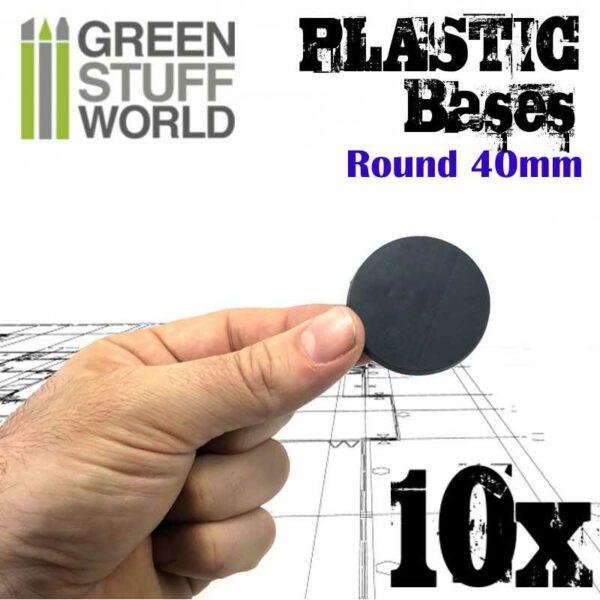 GSW Plastic Bases - Round 40mm 10 stuks 9823
