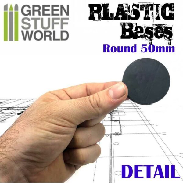 GSW Plastic Bases - Round 50 mm 5 stuks 9824