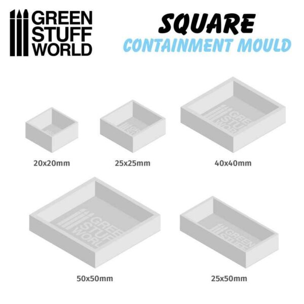 GSW 5x Containment Moulds for Bases - Square 2141