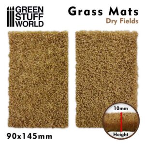 Green Stuff World Grass Mat Cutouts - Dry Fields 10340