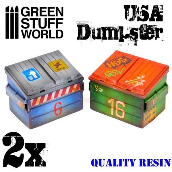 Green Stuff World USA Dumpster 1977