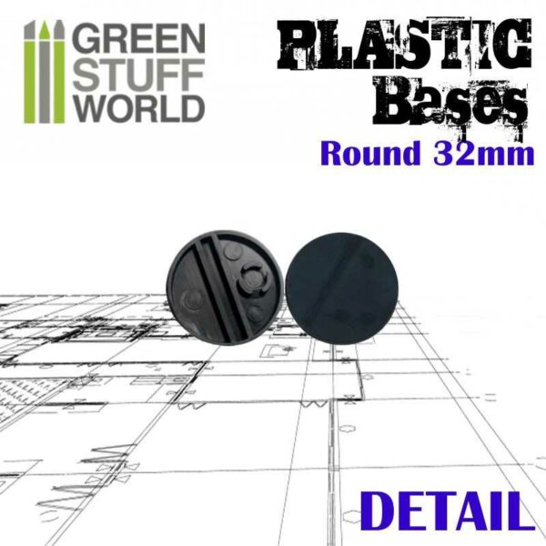GSW Plastic Bases - Round 32 mm 20 stuks 9822