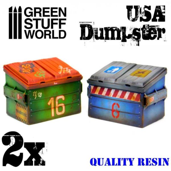 Green Stuff World USA Dumpster 1977