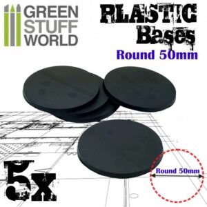 GSW Plastic Bases - Round 50 mm 5 stuks 9824