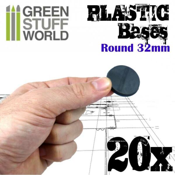 GSW Plastic Bases - Round 32 mm 20 stuks 9822