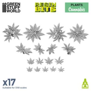 Green Stuff World 3D printed set - Cannabis 11631