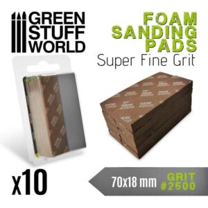 Green Stuff World Foam Sanding Pads 2500 grit 10775