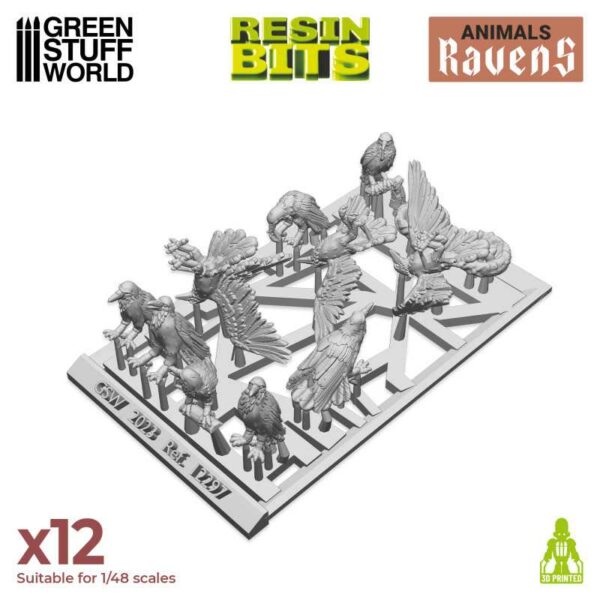 Green Stuff World 3D printed set - Ravens 12293