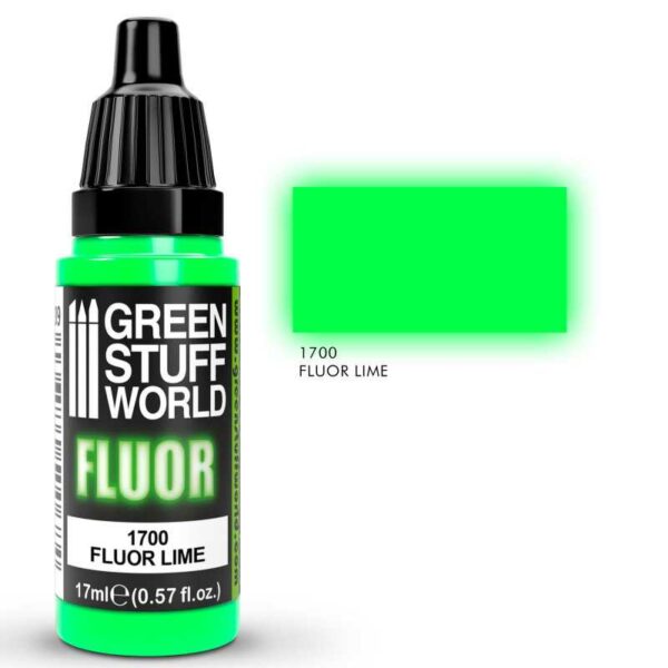 Green Stuff World Fluor Paint LIME 1700