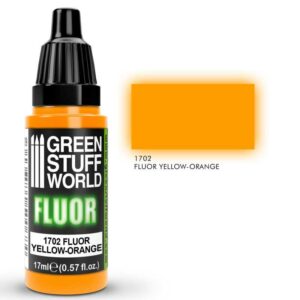 Green Stuff World Fluor Paint YELLOW-ORANGE 1702