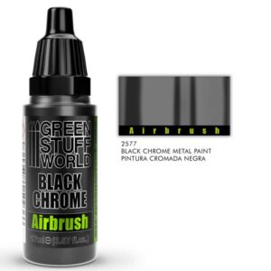 Green Stuff World Black Chrome Paint - Airbrush 2577