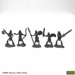 Reaper Miniatures Skeleton Guardians (5) 07091