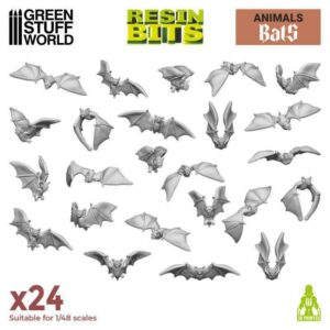 Green Stuff World 3D printed set - Bats 12295