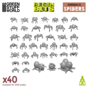 Green Stuff World 3D printed set - Small Spiders 12296