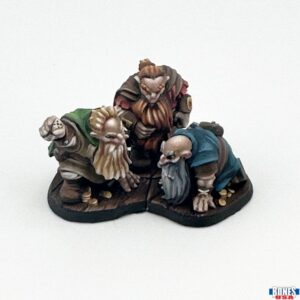 Reaper Miniatures Townsfolk Gambing Dwarves (3) 30138