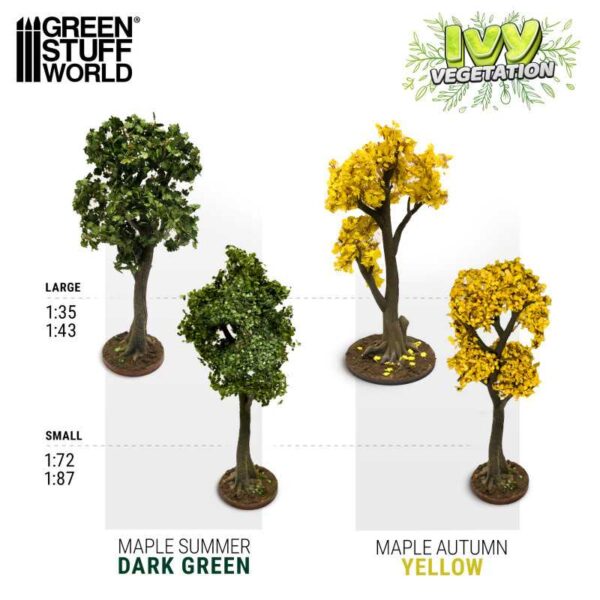 Green Stuff World Ivy Foliage - Yellow Maple - Large 4642