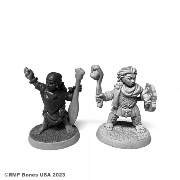 Reaper Miniatures Halfling River Witch and Druid 07105