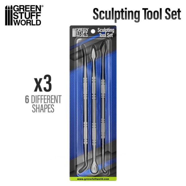 Green Stuff World 3x Sculpting Tools 1011