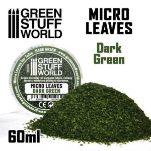 Green Stuff World Bladeren Mini / Micro Leaves Dark Green Mix 10606