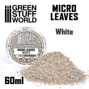 Green Stuff World Bladeren Mini / Micro Leaves White mix 10610