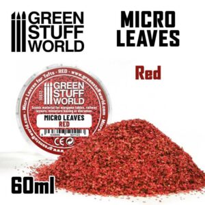 Green Stuff World Bladeren Mini / Micro Leaves Red Mix 10612
