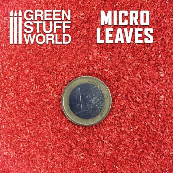 Green Stuff World Bladeren Mini / Micro Leaves Red Mix 10612