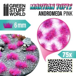 Green Stuff World Martian Fluor Tufts - ANDROMEDA PINK 10682