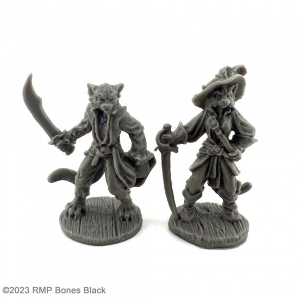 Reaper Miniatures Catfolk Buccaneer and Duelist 20734