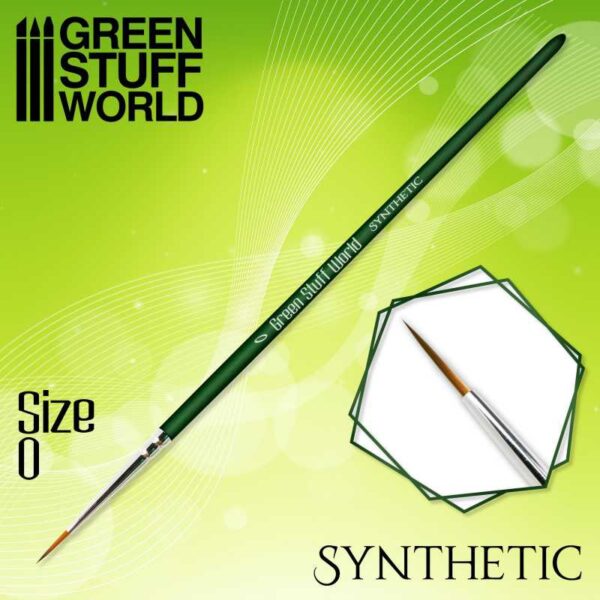 Green Stuff World GREEN SERIES 2329 Synthetic Brush - Size 0