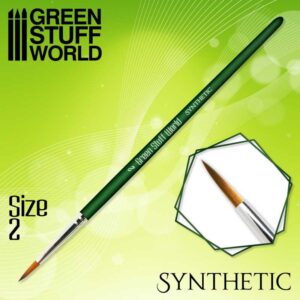 Green Stuff World GREEN SERIES 2331 Synthetic Brush - Size 2
