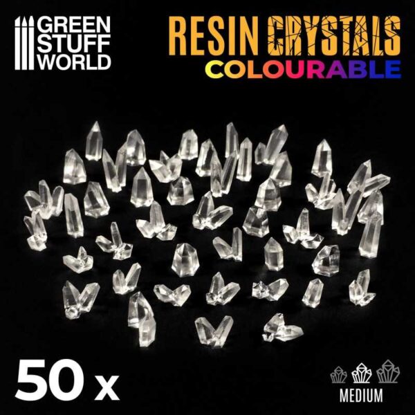 Green stuff World CLEAR Resin Crystals - Medium 2358