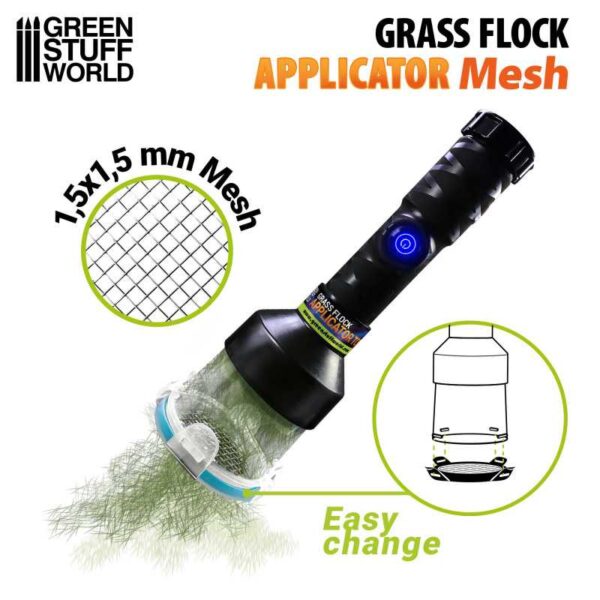 Green Stuff World Grass Flock Applicator - Small Mesh 3661