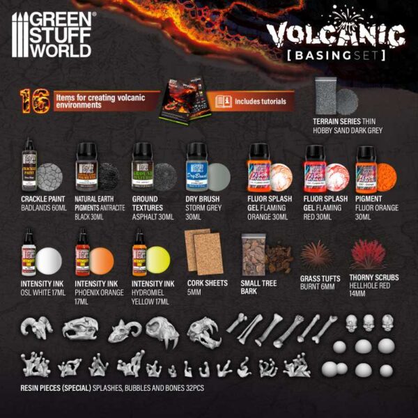 Green Stuff World Basing Sets - Volcanic 11643