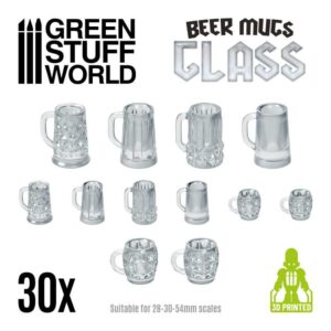 Green Stuff World Beer Mugs - Glass 30x 11219
